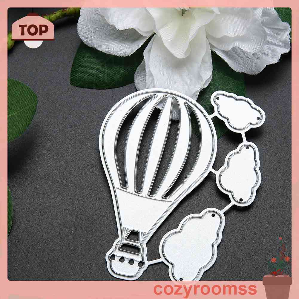 Khuôn Cắt Giấy Kim Loại Hình Khinh Khí Cầu Xinh Xắn