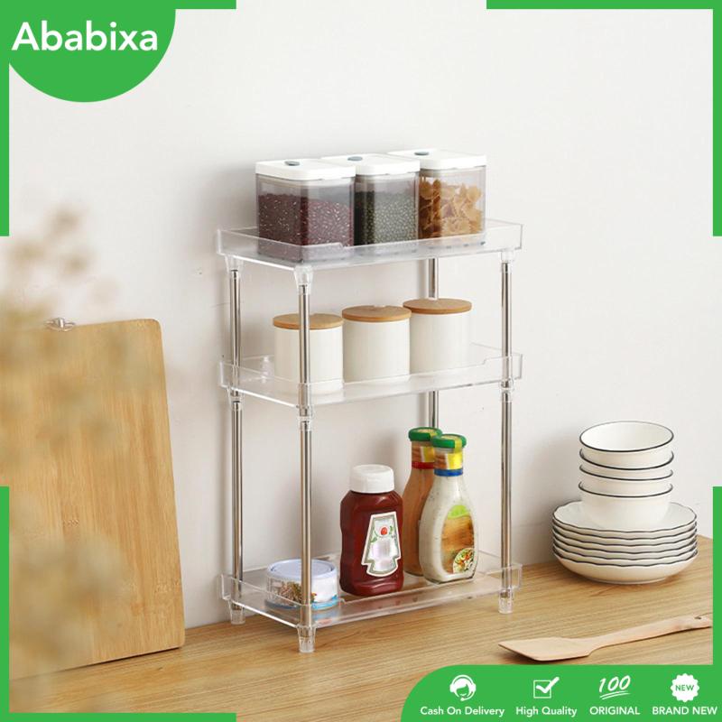 Khay Đựng Trang Sức Hai Tầng Chống Trượt Sức Chứa Lớn Tiện Dụng Cho Nhà Bếp / Văn Phòng / Ban Công