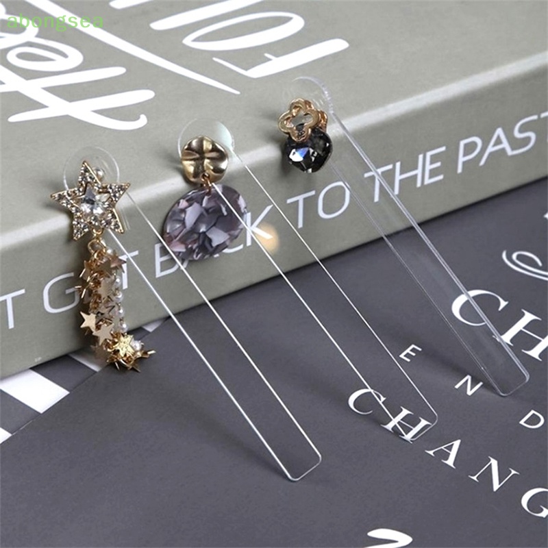 1 / 5 Giá Đỡ Trưng Bày Bông Tai Bằng Acrylic Trong Suốt Tiện Dụng