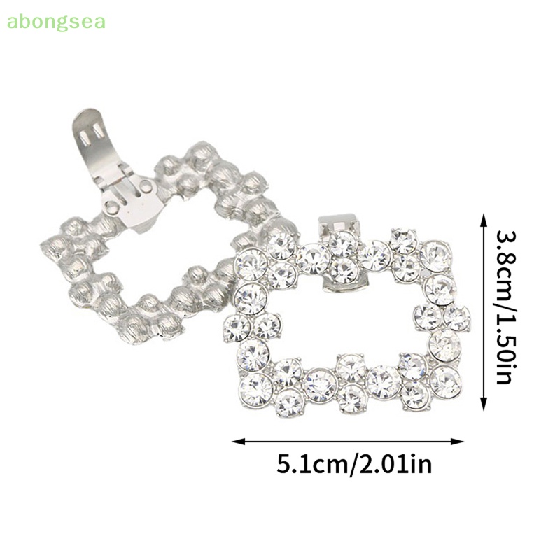 1 Kẹp Khóa Giày Cao Gót Đính Đá Và Ngọc Trai Lấp Lánh Cho Cô Dâu