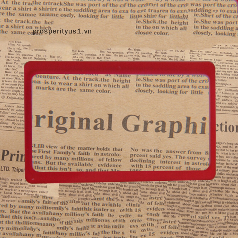 Kính Lúp Phóng Đại 1 [3X Bỏ Túi Dạng Ví Kẹp Tiện Dụng