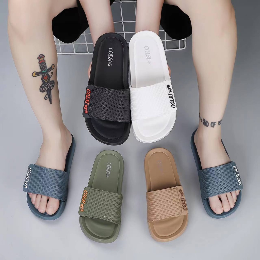 Dép Quai Ngang Thoáng Khí Trọng Lượng Nhẹ Chống Trượt Size 39-45 Thời Trang Mùa Hè Cho Nam