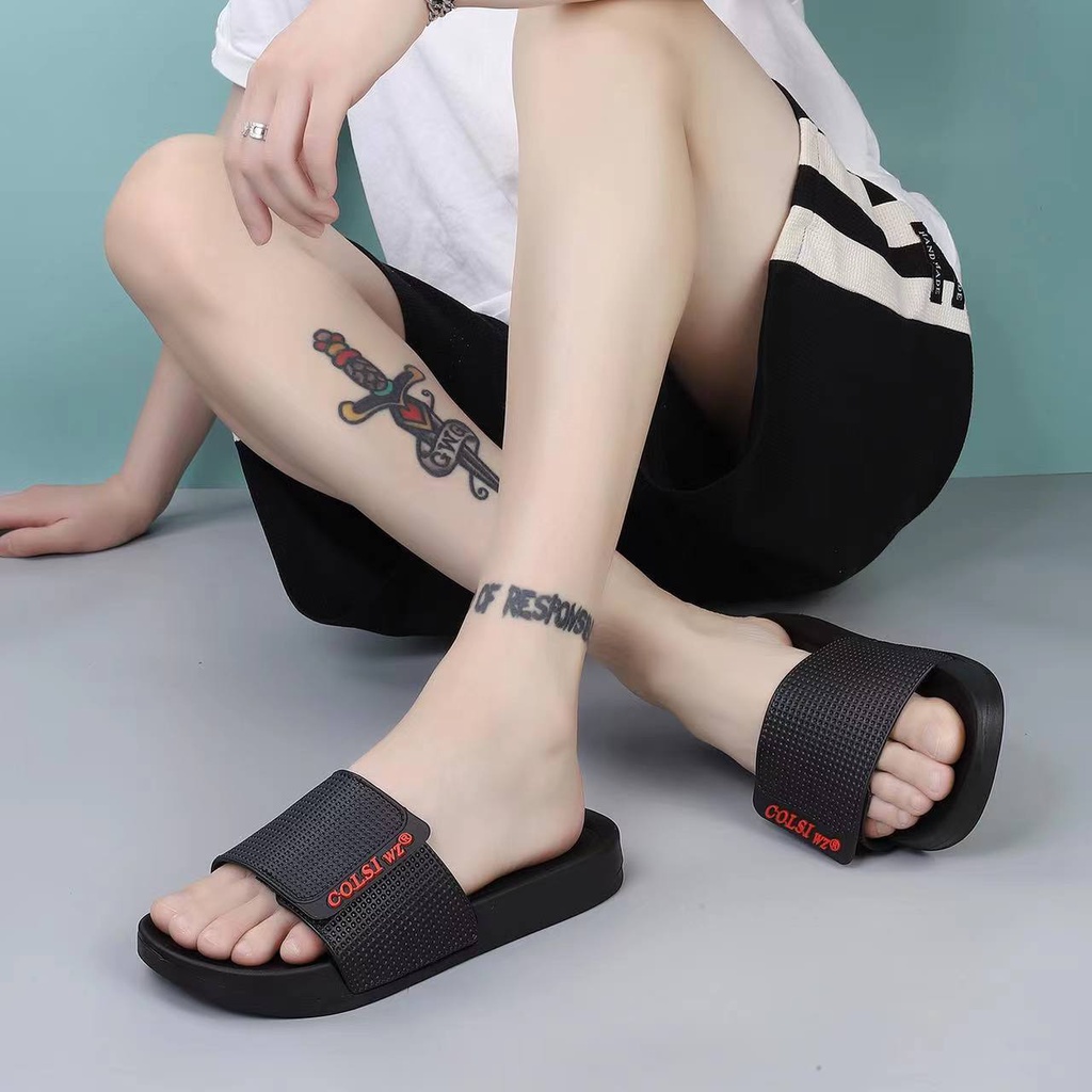 Dép Quai Ngang Thoáng Khí Trọng Lượng Nhẹ Chống Trượt Size 39-45 Thời Trang Mùa Hè Cho Nam