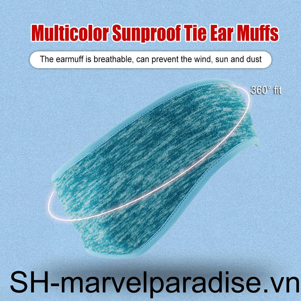 Băng Đô Cài Tóc Bằng Vải Lông Cừu Co Giãn Chống Gió Bảo Vệ Tai Phong Cách Đơn Giản Dùng Khi Chạy Xe Ngoài Trời