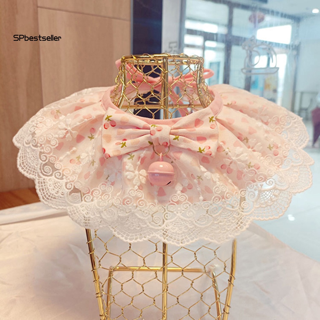 Yếm Đeo Cổ Bằng Polyester Siêu Mềm Mại Chống Phai Màu In Họa Tiết Trái Chanh Cho Thú Cưng