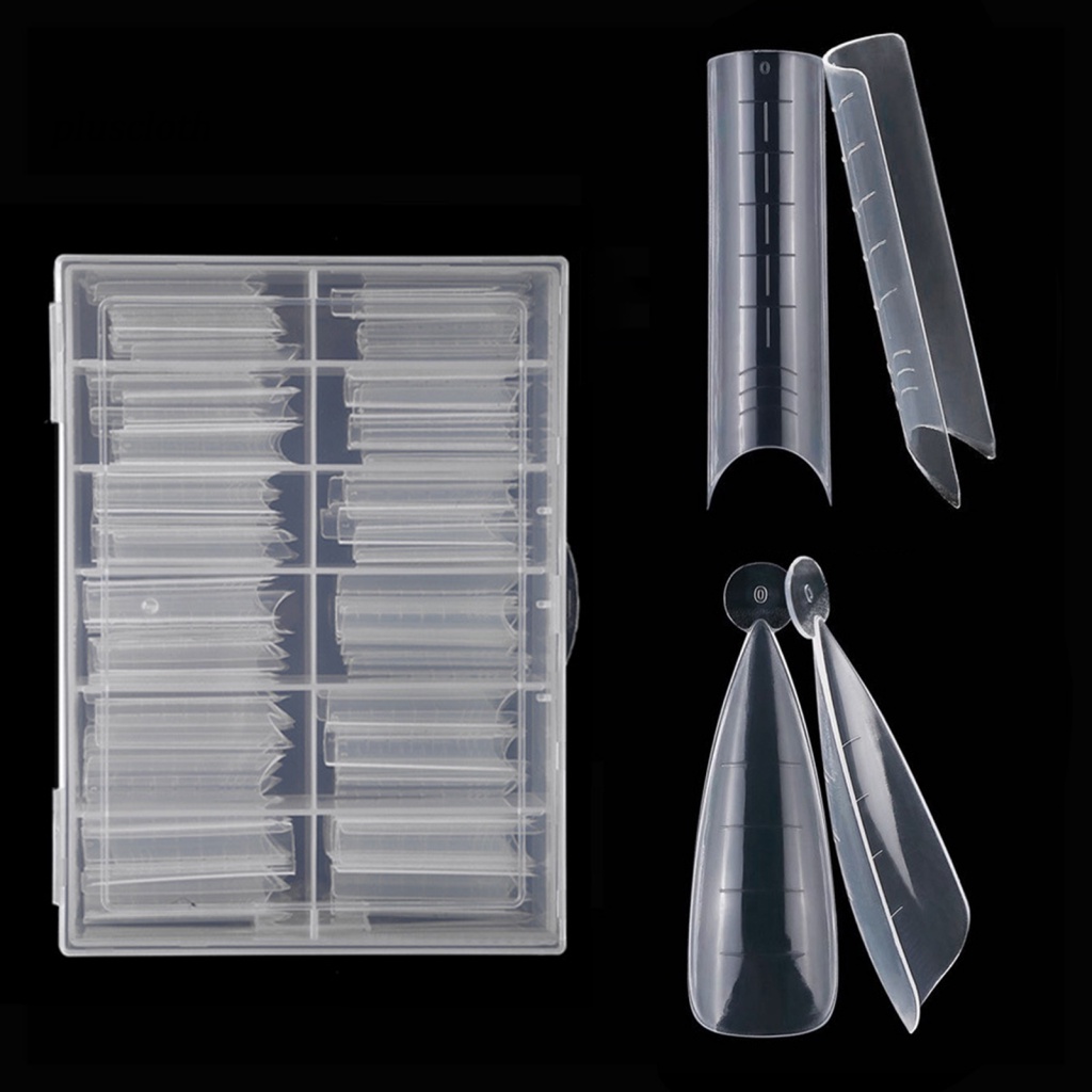 Bộ 120 Khuôn Làm Móng Nghệ Thuật Bằng Poly Siêu Mỏng