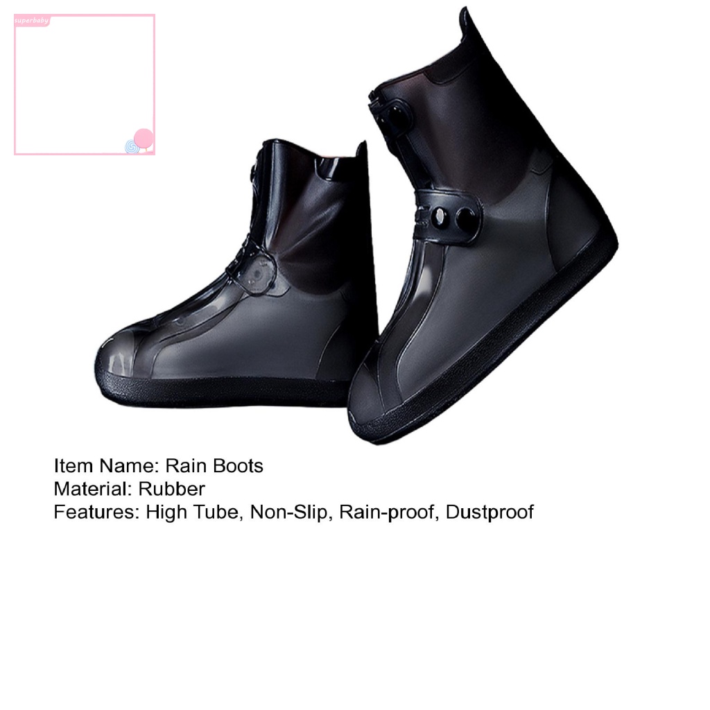 1 Cặp Vỏ Bọc Giày Đi Mưa Chống Mòn Đa Năng Tiện Dụng