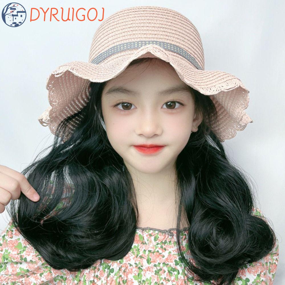 Dyruidoj Mũ Ngư Dân Đi Biển Bằng Sợi Tổng Hợp Màu Hồng Chất Lượng Cao Dễ Mặc Xuân Hè Cho Bé Gái