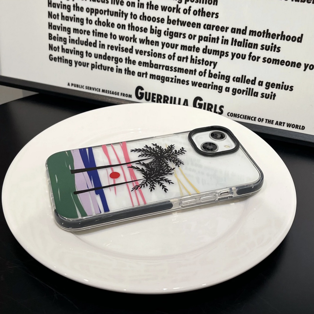 ✅Ốp Điện Thoại Họa Tiết Hoạt Hình Phong Cảnh Mùa Hè Cho iphone14promax 4VD7 13 11In12