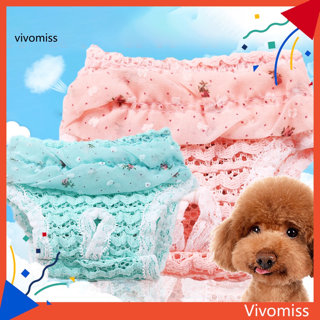 Quần Lót Sinh Lý Phối Ren Vệ Sinh Cho Thú Cưng