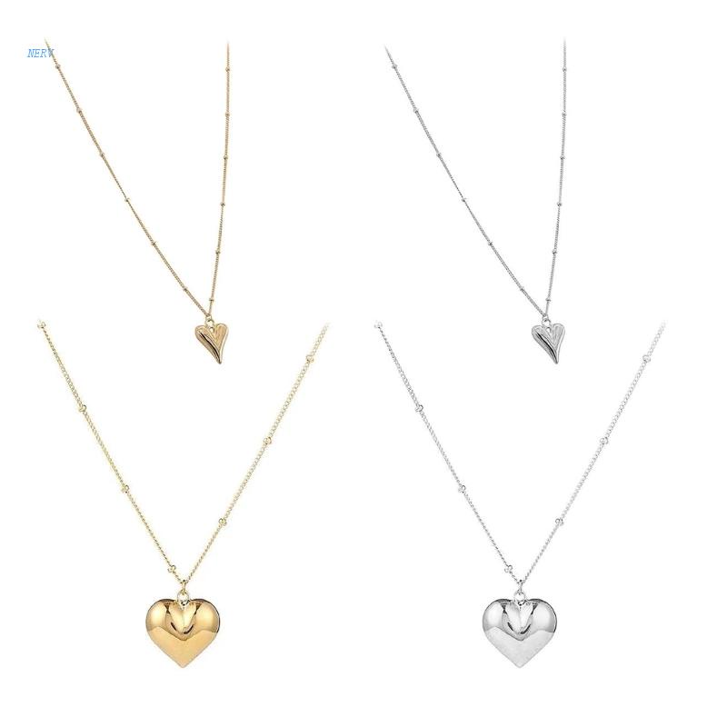 Vòng cổ Hình Trái Tim Phong Cách Hàn Quốc Cho Nữ