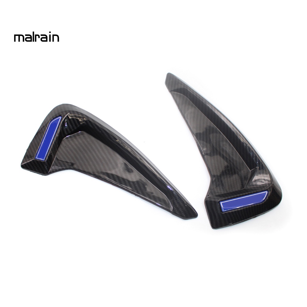 FENDER Set 2 Ốp Viền Lỗ Thông Gió Bên Hông Họa Tiết Sợi Carbon Cho BMW X5 F15 2014-2017