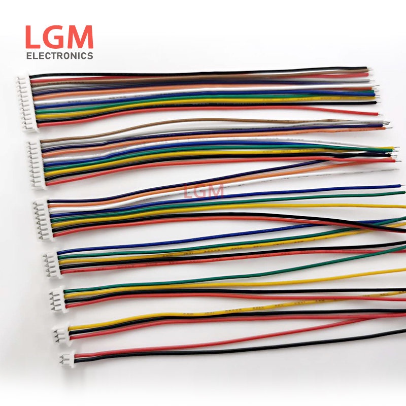 Bộ 10 Đầu Nối MICRO JST 1.25mm 15cm 28AWG 2 / 3 / 4 / 5 / 6Pin