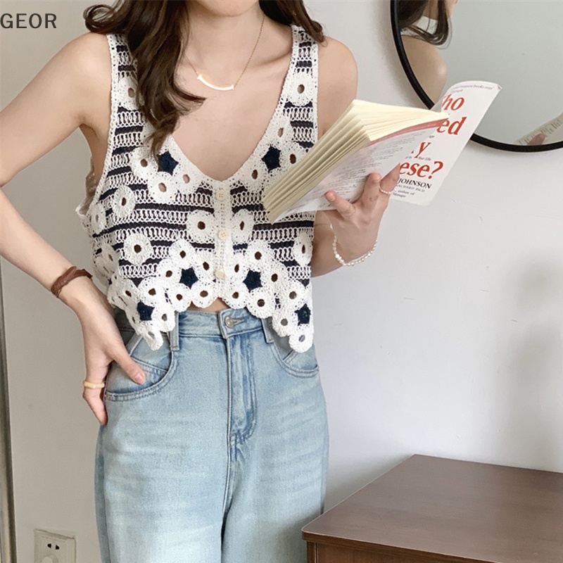 Áo Dệt Kim Sát Nách Thêu Họa Tiết Thổ Cẩm Kiểu Vintage Thời Trang Mùa Hè Cho Nữ