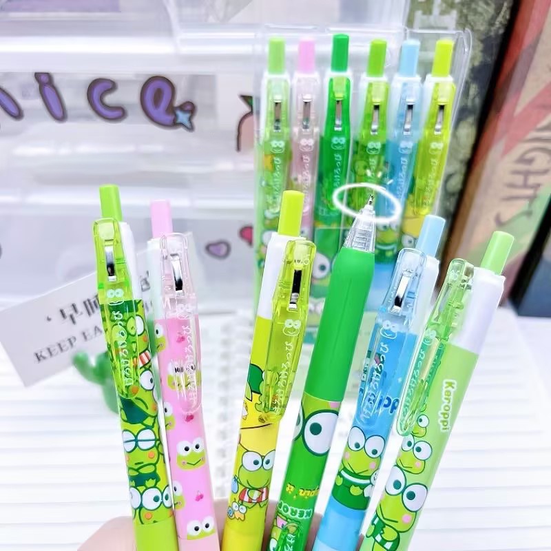 Set 6 Bút Mực Đen Hình Động Vật Dễ Thương