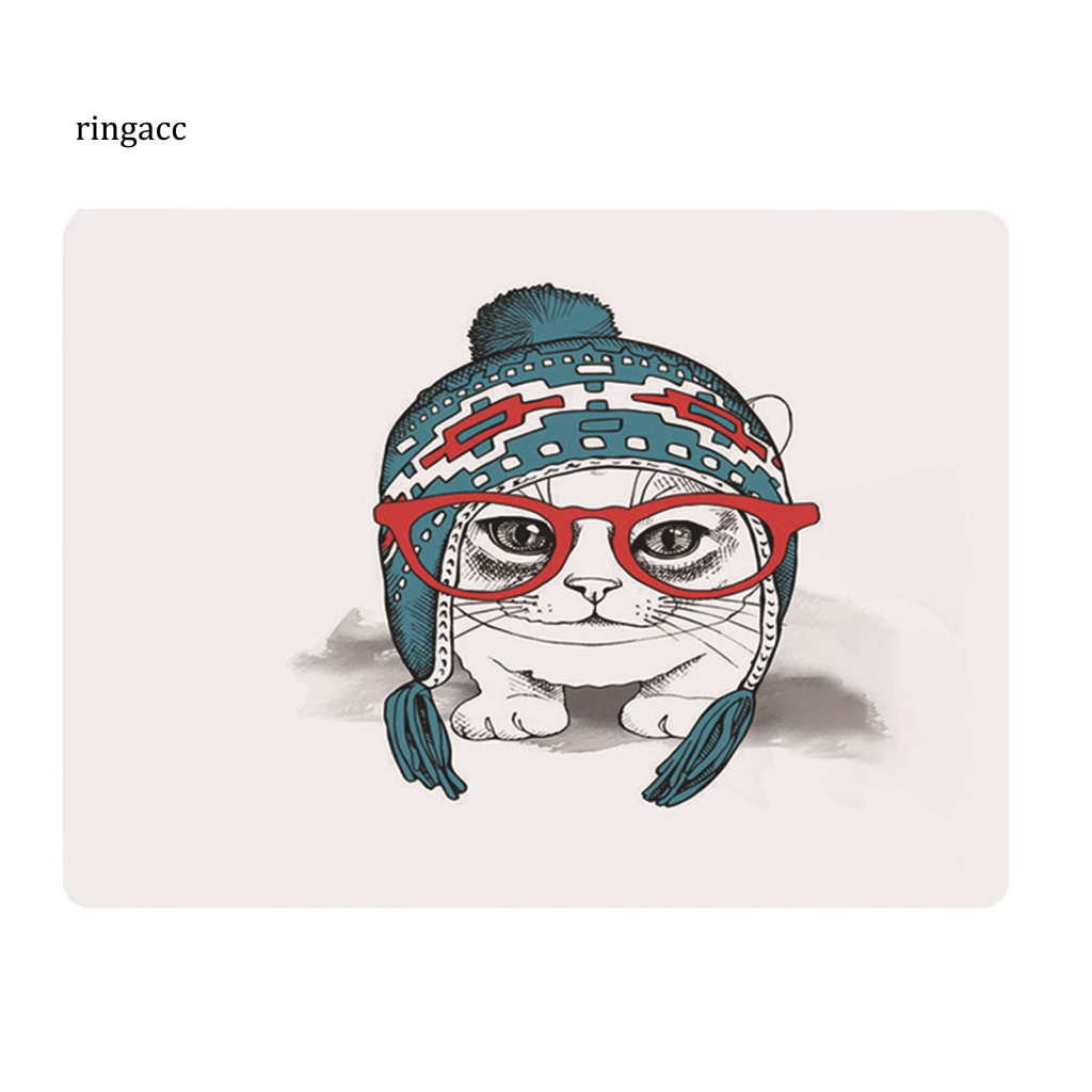 Tấm Lót Chuột RGA Bằng Cao Su Chống Trượt In Họa Tiết Hoạt Hình Dễ Thương Tiện Dụng Cho Thú Cưng