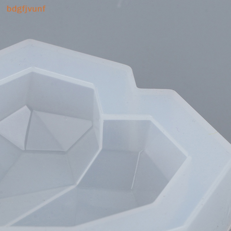 1 Khuôn Silicon Tạo Hình Trái Tim 3D Trang Trí Bánh Kem / Xà Phòng