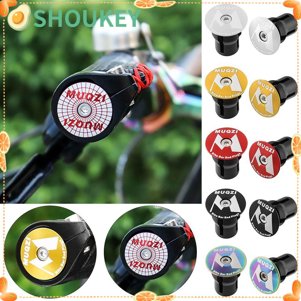 Set 2 Nút Khóa Tay Cầm Xe Đạp Leo Núi Bằng Hợp Kim Nhôm SHOUKEY