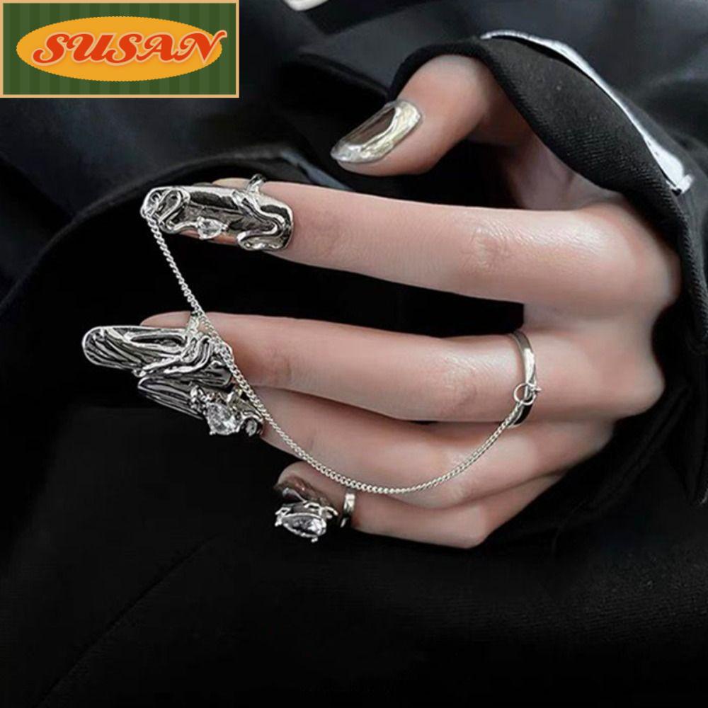 Vòng Nhẫn Gắn Đinh Tán Thiết Kế Dễ Thương Chuyên Dùng|Nhẫn Đeo Ngón Tay Màu Sắc Xinh Xắn