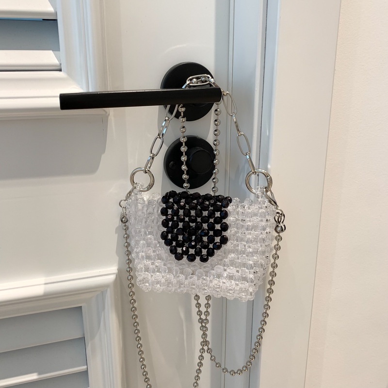 Túi Đeo Chéo Nhỏ Hình Thỏi Son Đính Hạt Pha Lê Phong Cách Mới Dành Cho Ba Mẹ Và Bé