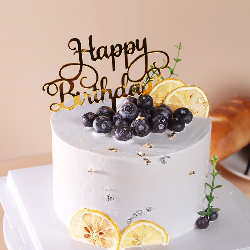 Happy Birthday plugin Happy Birthday Cắm Trang Trí Bánh Sinh Nhật Phong Cách Châu Âu Sáng Tạo