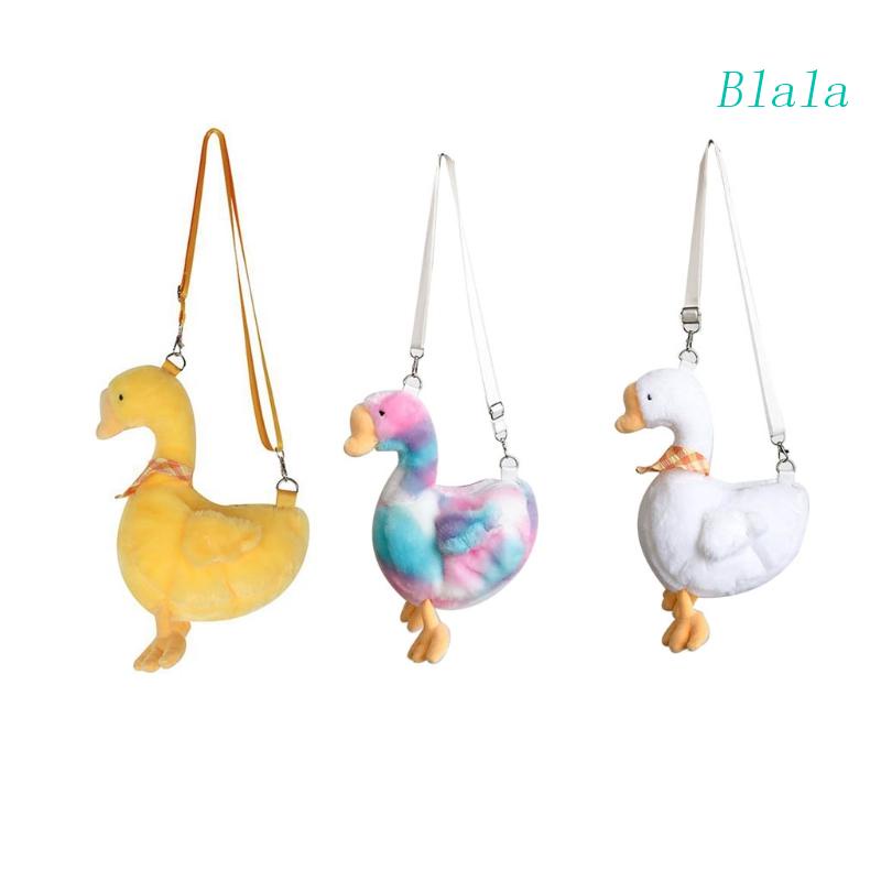 Túi Đeo Chéo Hình Vịt Hoạt Hình Nhồi Bông Ngộ Nghĩnh Đáng Yêu