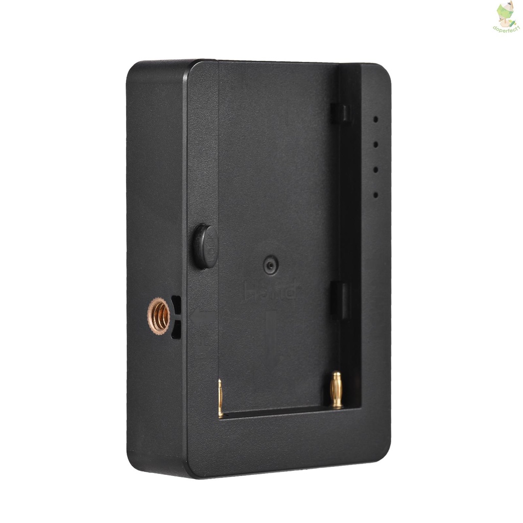 NP-F Battery Charger Battery Adapter Plate with Type-C Charging Port USB5V DC7.4V Outputs 1/4 Inch Screw Hole for NP-F55   Came-6.5