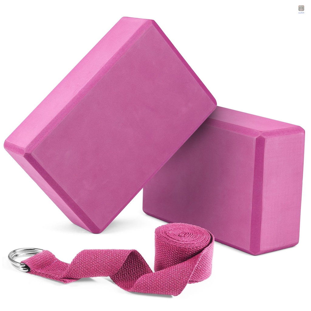 Set 2 Khối Xốp EVA Chống Trượt Hỗ Trợ Luyện Tập Yoga / Pilates / Thể Hình