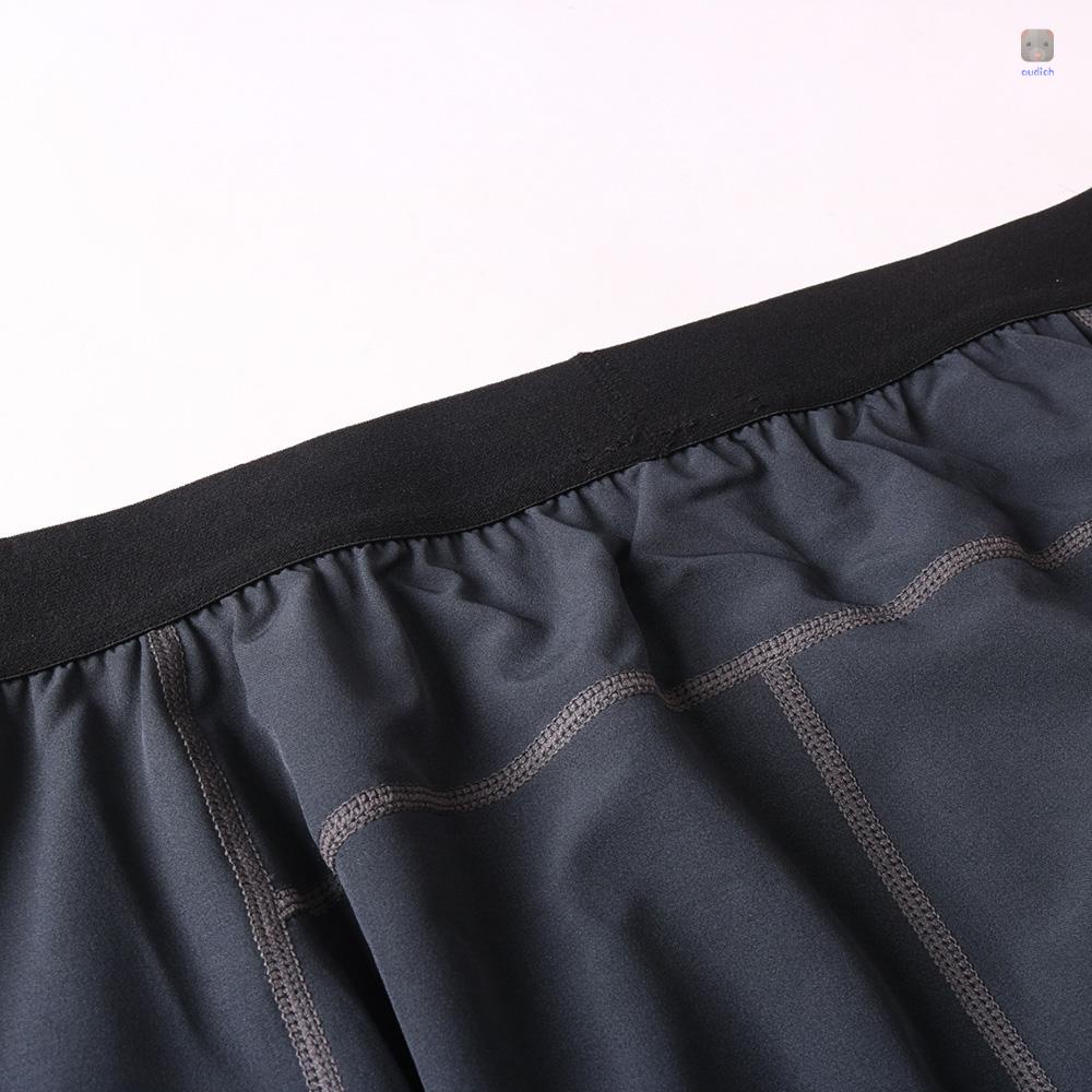 Quần Legging Thể Thao Eo Co Giãn Khô Thoáng Nhanh Thời Trang Cho Nam