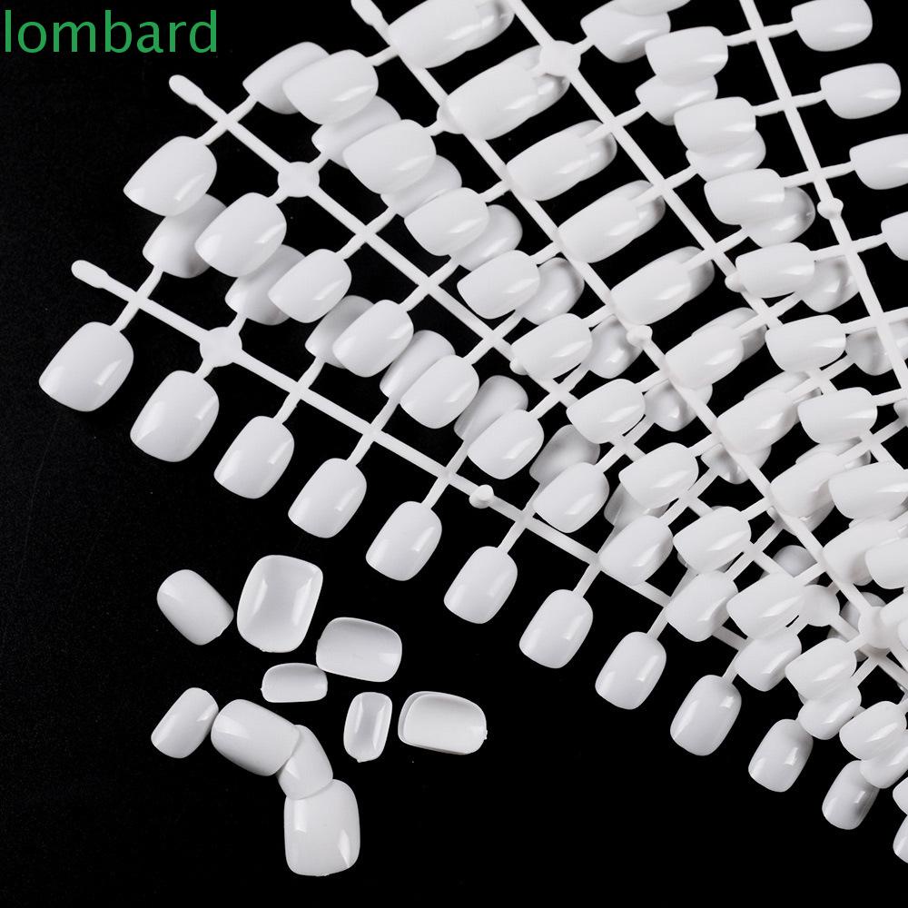 Móng Tay Giả Màu Trắng Trong Suốt Che Phủ Toàn Diện Bằng Acrylic