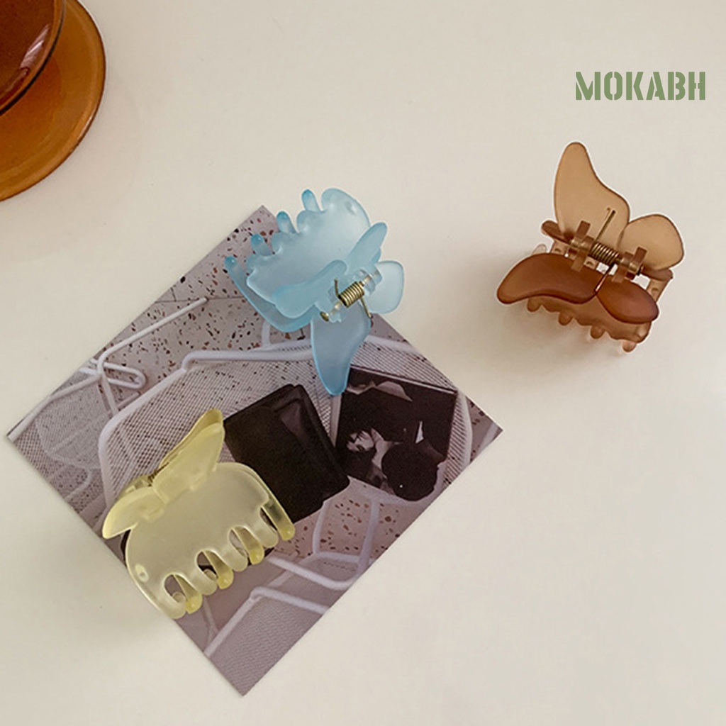 Kẹp Tóc Bằng Chất Liệu PC Chống Trượt Hình Con Bướm Dành Cho Nữ