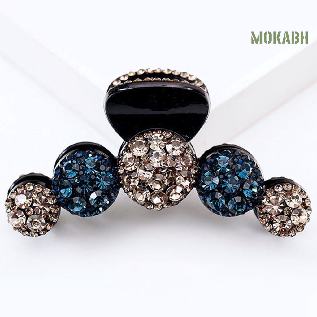 Kẹp Tóc Càng Cua Đính Đá Lấp Lánh Màu Sắc Tươi Sáng