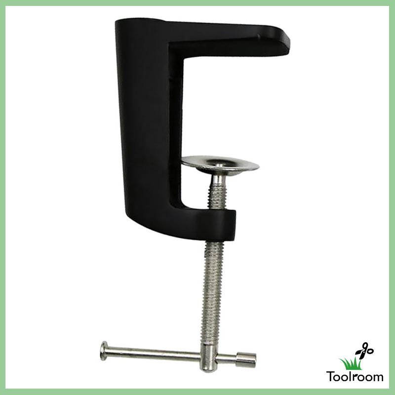 Giá Đỡ Kẹp Đèn Bàn Bằng Kim Loại Màu Trắng Có Thể Điều Chỉnh