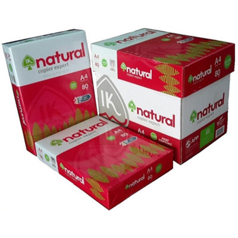 Giấy In A4 IK Natural 70 Giấy A4 GSM 500 Sheets