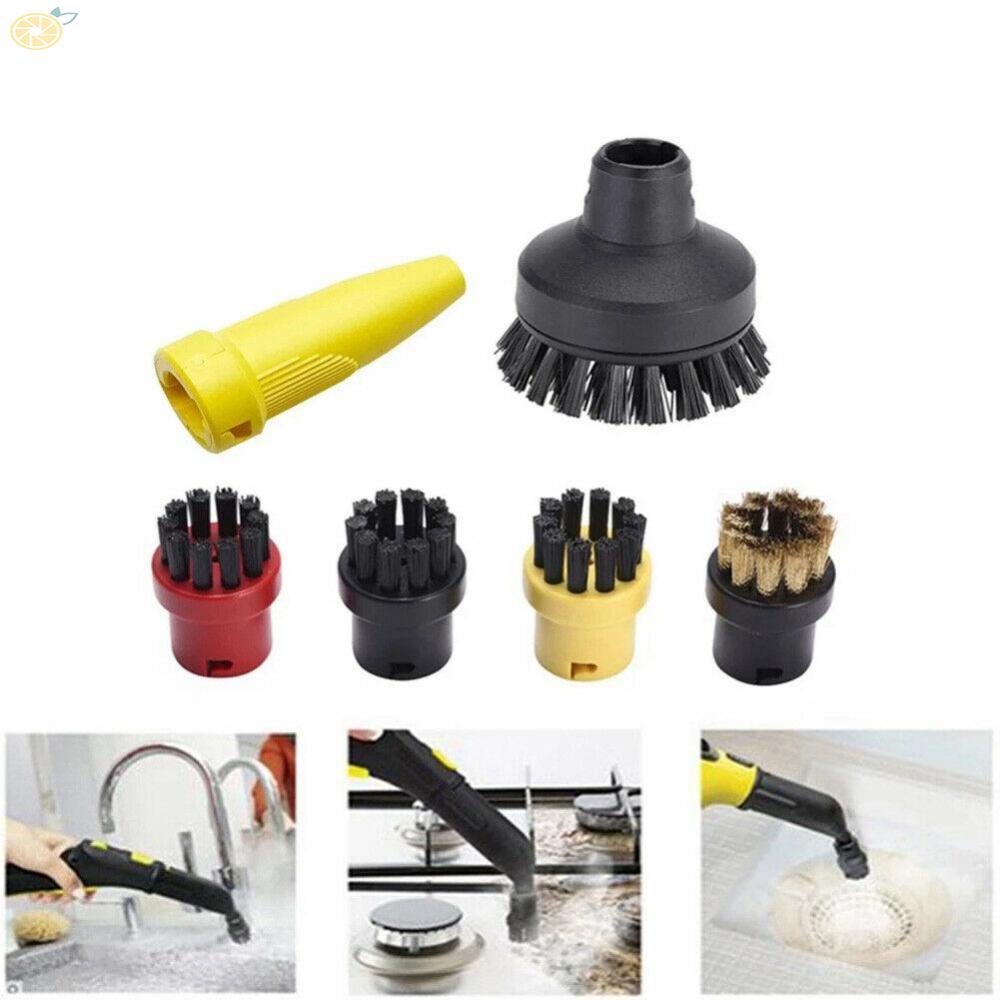 【VARSTR】6PCS/Set Round Brushes Nozzle For Karcher SC1 SC2 SC3 SC4 Steam Cleaner Parts AU