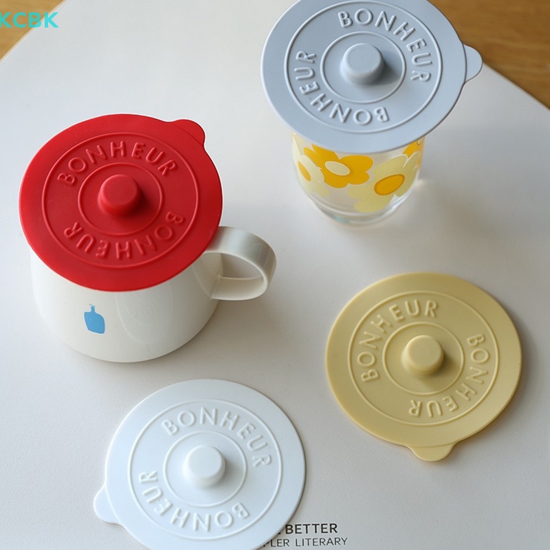 1 X Nắp Đậy Ly Bằng Silicone Chống Bụi Tiện Dụng
