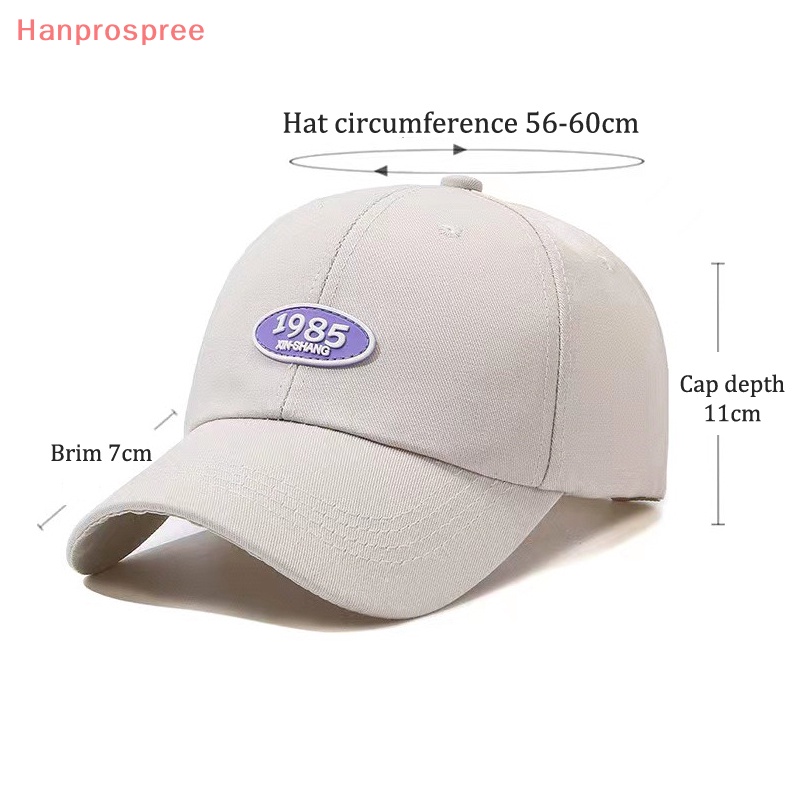 Hanprospree &gt; Mũ Lưỡi Trai Cotton Chống Nắng Mùa Hè Nhiều Màu Sắc Thời Trang Phong Cách Ins Dễ Phối Đồ