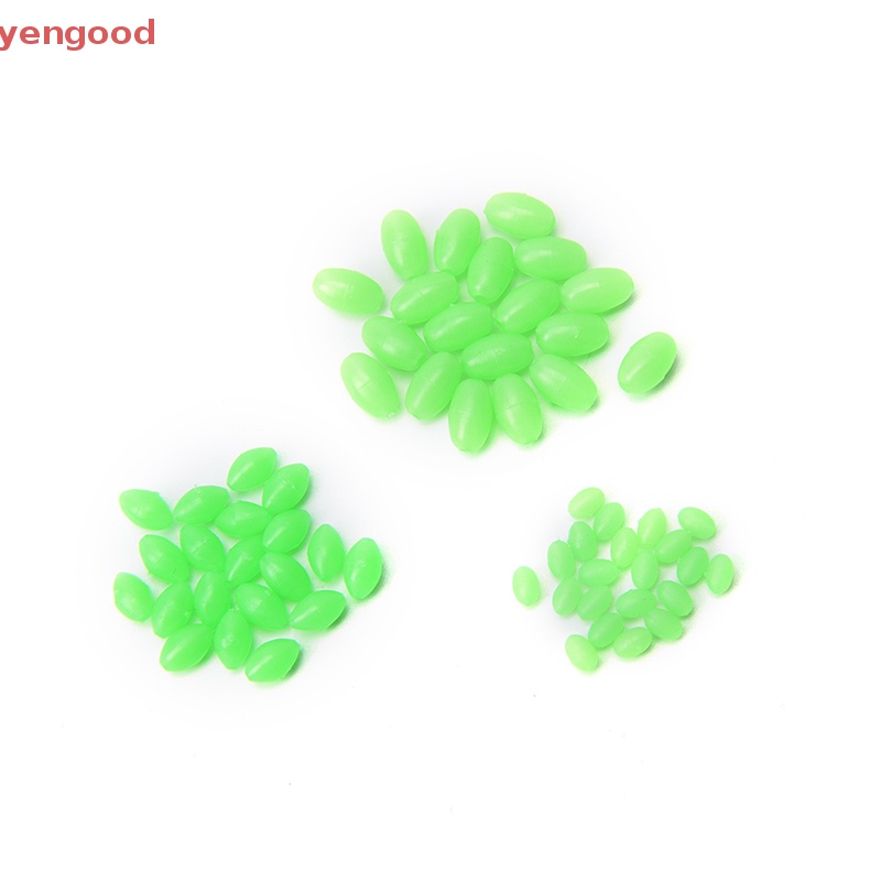 Set 100 Hạt Phát Sáng Hình Oval 5mm / 8mm / 10mm