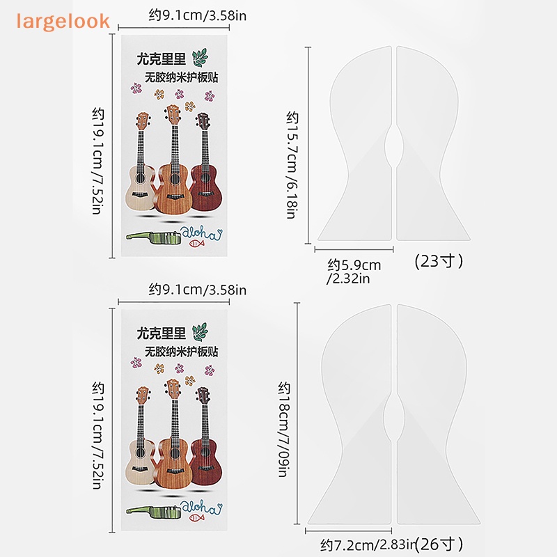 1 Cặp Miếng Dán Bảo Vệ Phím Đàn Guitar Acoustic 23 / 26 Inches