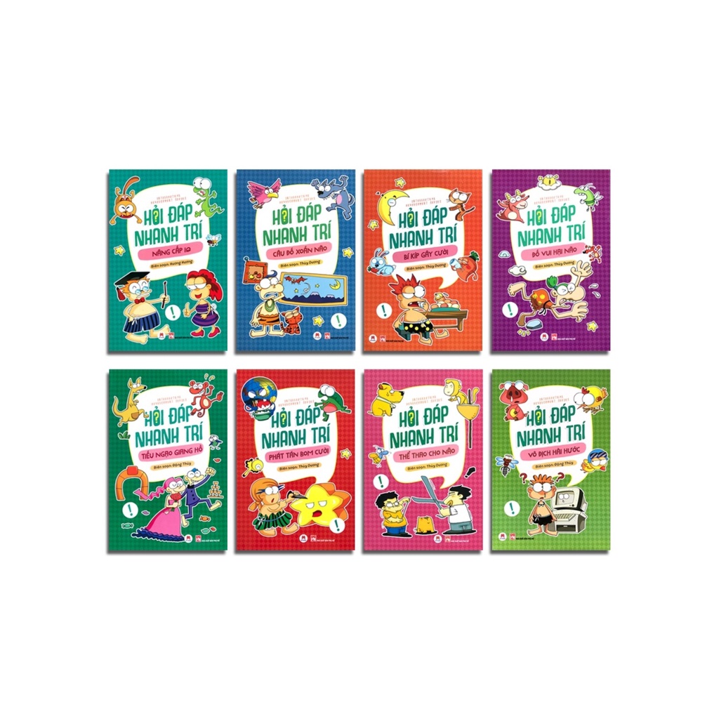 Sách - Combo Hỏi Đáp Nhanh Trí (Bộ 8 Cuốn) - HH