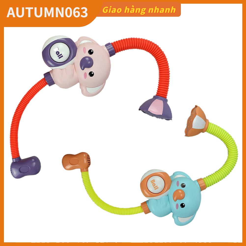 Autumn063 Đầu Tắm Cho Bé Hoạt Hình Điện Lưu Lượng Nước Phun Đồ Chơi Vòi Nhà