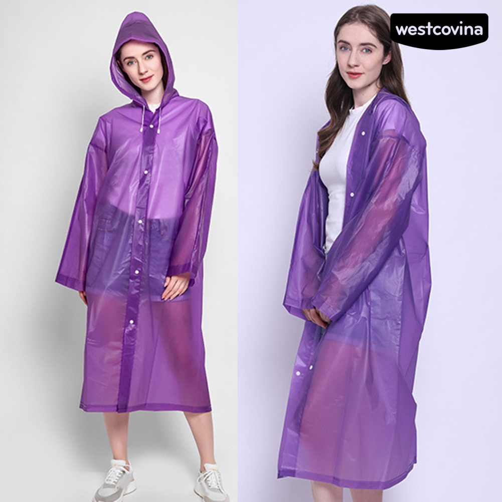 [COD]☁Áo Mưa Dày Dáng Dài Có Mũ Trùm Dùng Một Lần Chống Nước Dày Dặn Cho Unisex