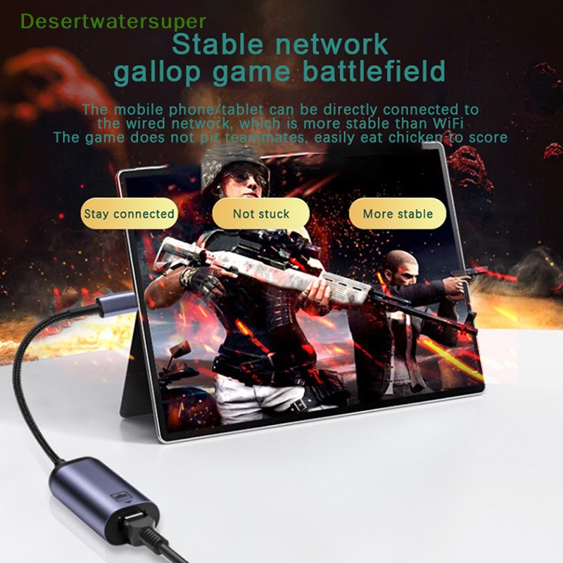 Đầu Chuyển Đổi USB Type C 3.1 RJ45 Chất Lượng Cao