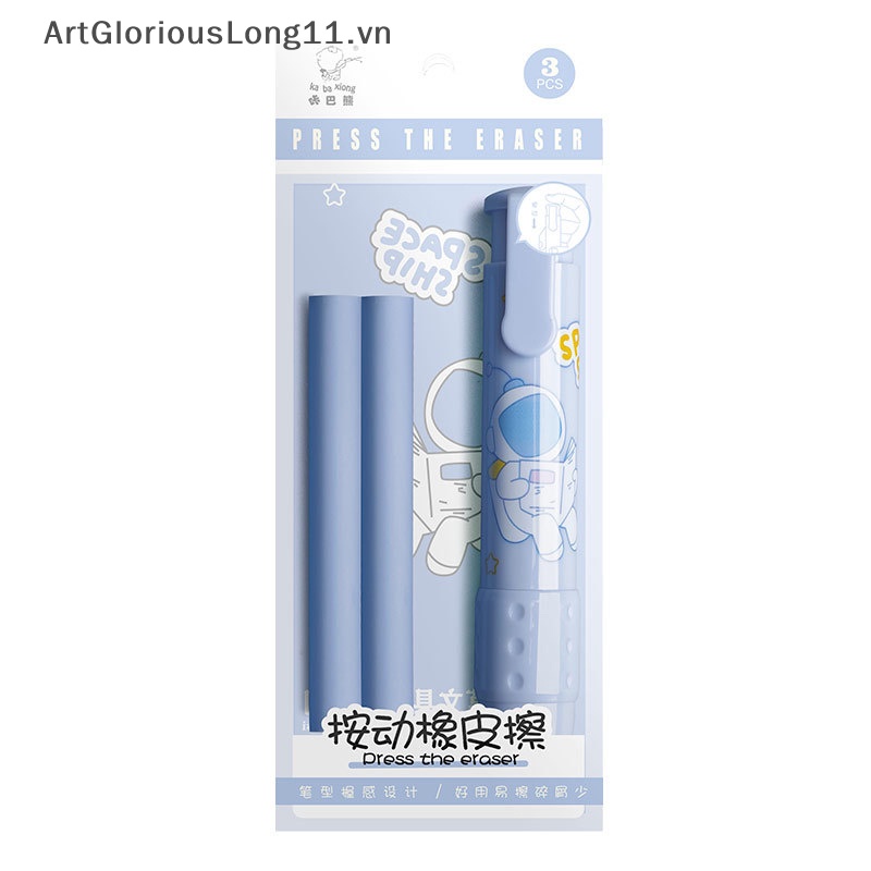 Cục Tẩy Bút Chì Dạng Nhấn Bằng Cao Su Mềm Có Thể Thu Gọn Cho Trẻ Em