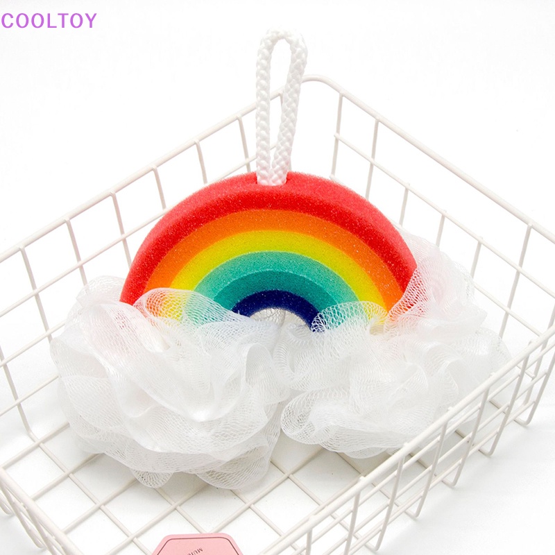 Bông Tắm Xơ Mướp Làm Mát Hình Giọt Nước Mưa Tiện Dụng