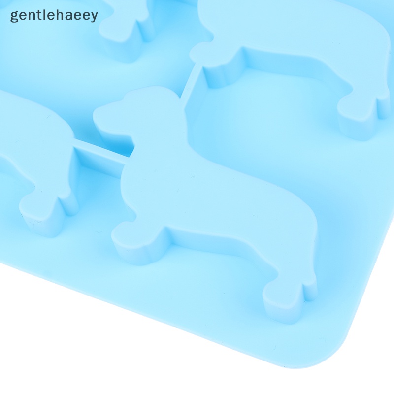 1 Khuôn Làm Đá / Chocolate Hình Dachshund 3D Độc Đáo Tiện Dụng