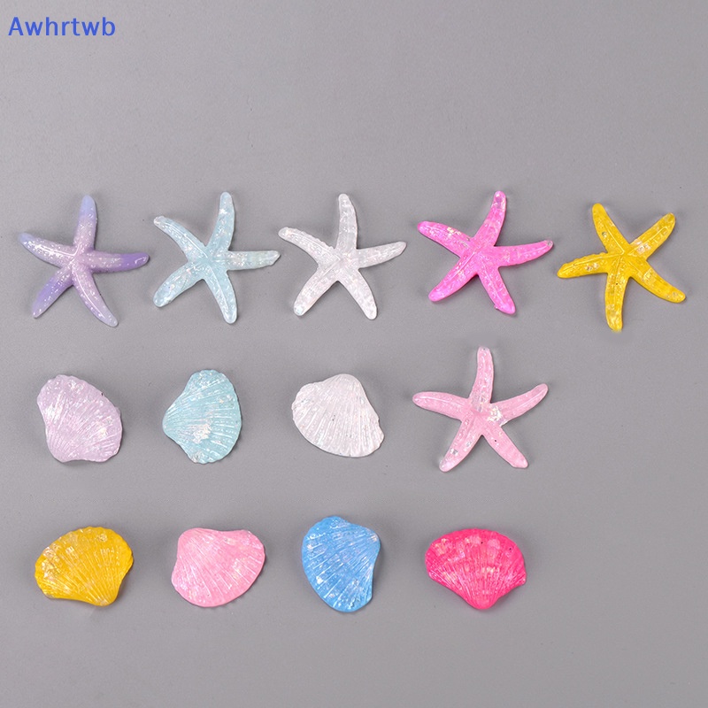 Set 10 Mô Hình Động Vật Biển Trang Trí Bể Cá Mới