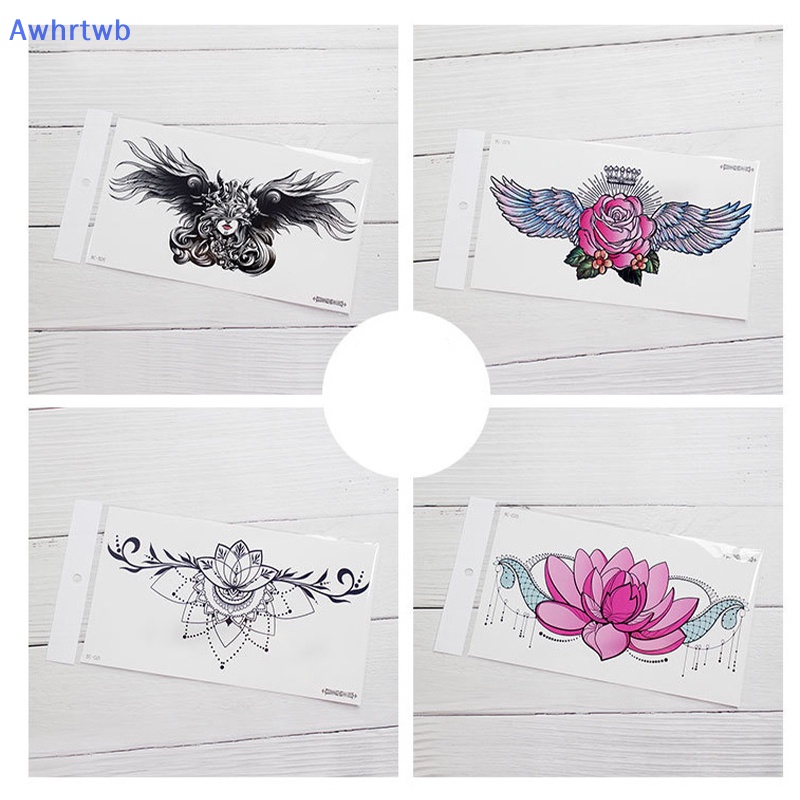 Hình Xăm Dán Tạm Thời Màu Đen Chống Thấm Nước Trang Trí Cơ Thể Mới