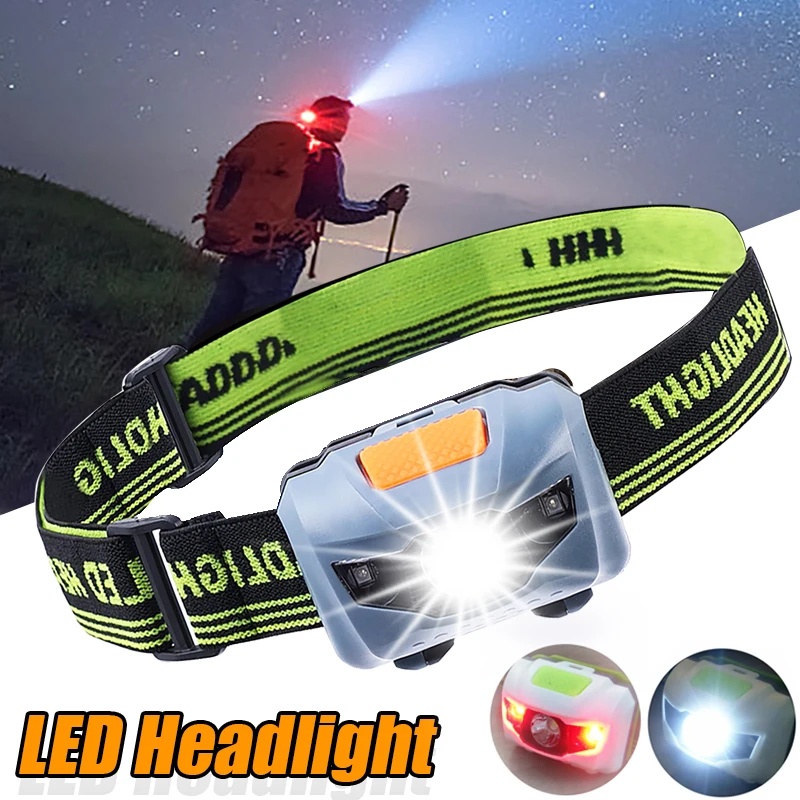 Đèn Pin Đeo Đầu Siêu Sáng Chống Thấm Nước 4 Chế Độ Tiện Dụng Mang Theo Du Lịch Cắm Trại
