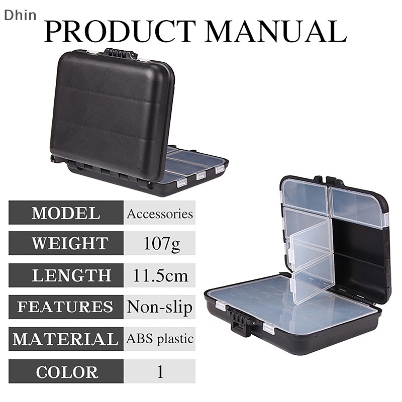 Hộp Đựng Mồi Câu Cá Mini Hai Mặt Tiện Dụng